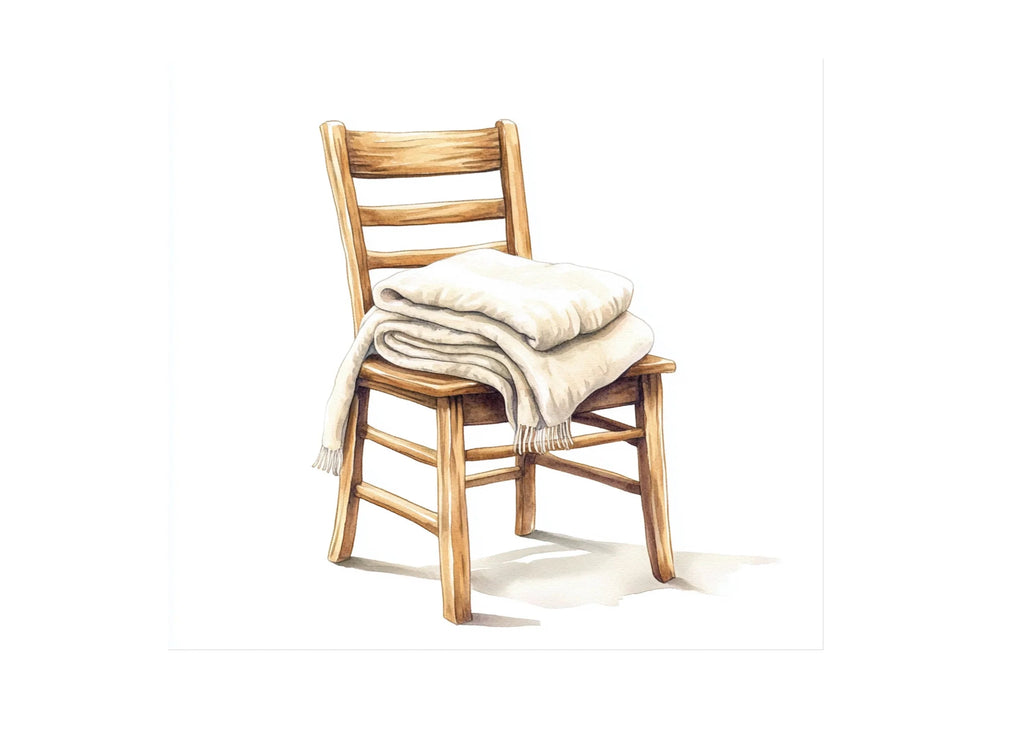 Cozy Chairs with Blankets Clipart Bundle
