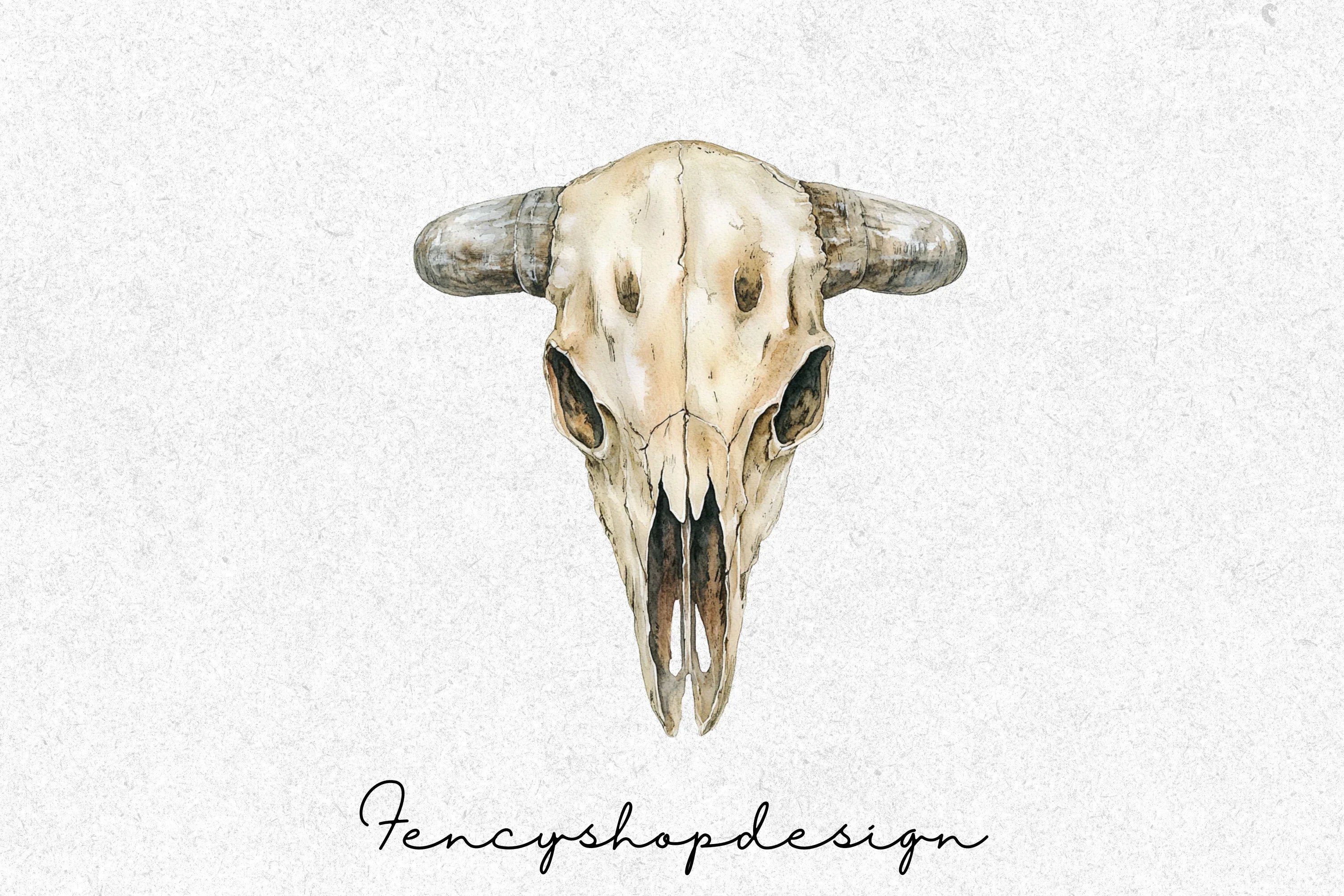 Animal Skulls Clipart Bundle