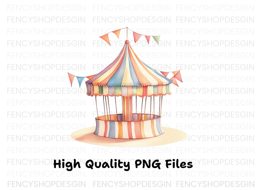 Circus Tent Clipart Bundle