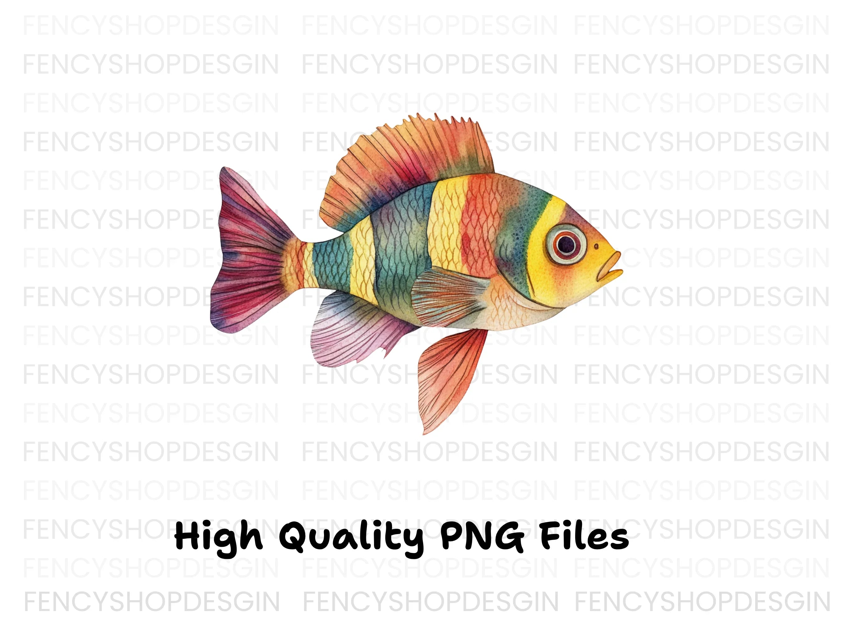 Vibrant Tropical Fish Clipart Bundle