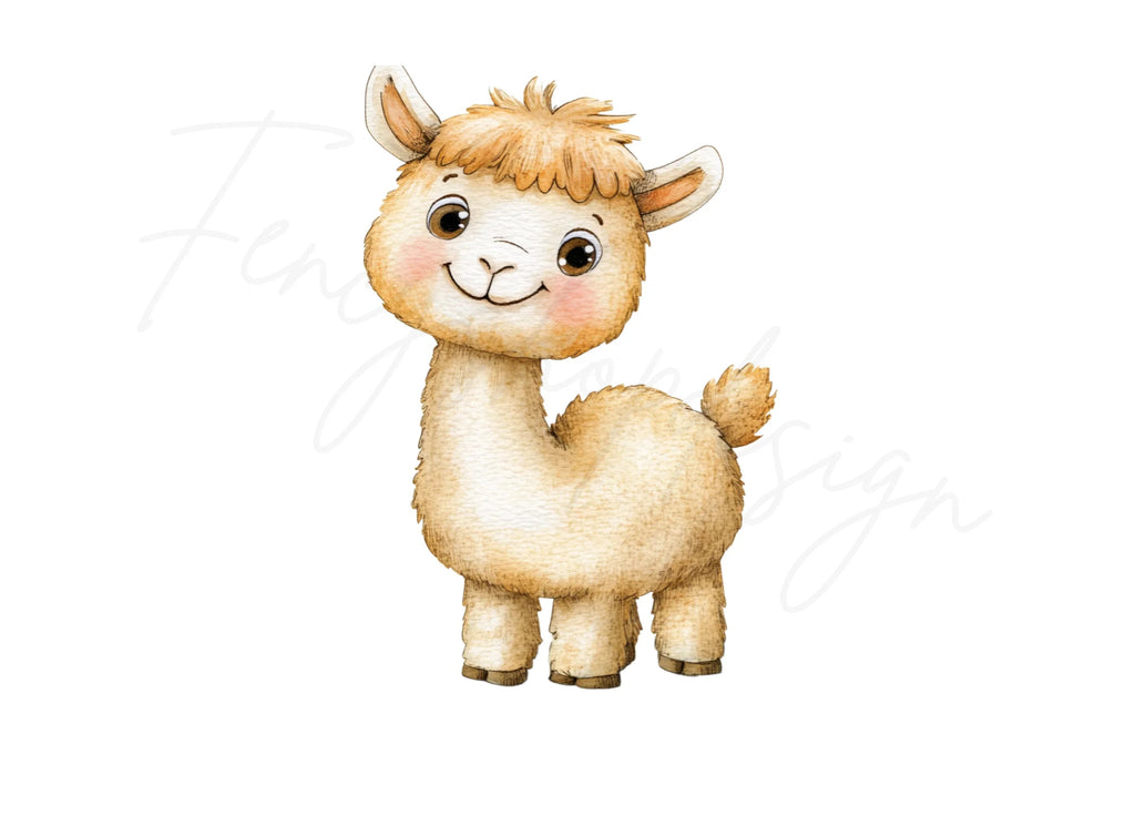 Cute Llama Clipart Bundle