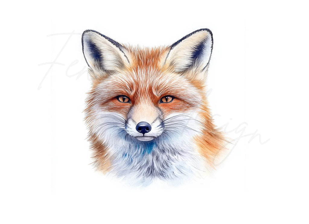 Fox Head Clipart Bundle