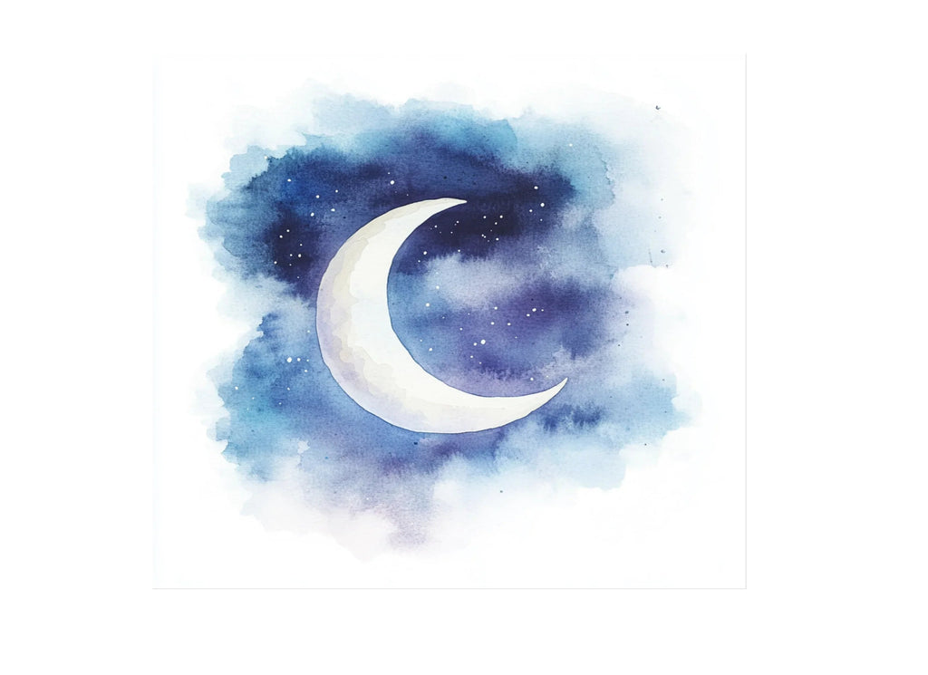 Night Sky Moon Clipart Bundle