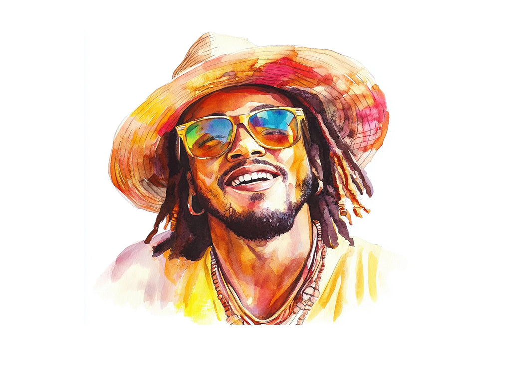 Rasta Man Clipart Bundle