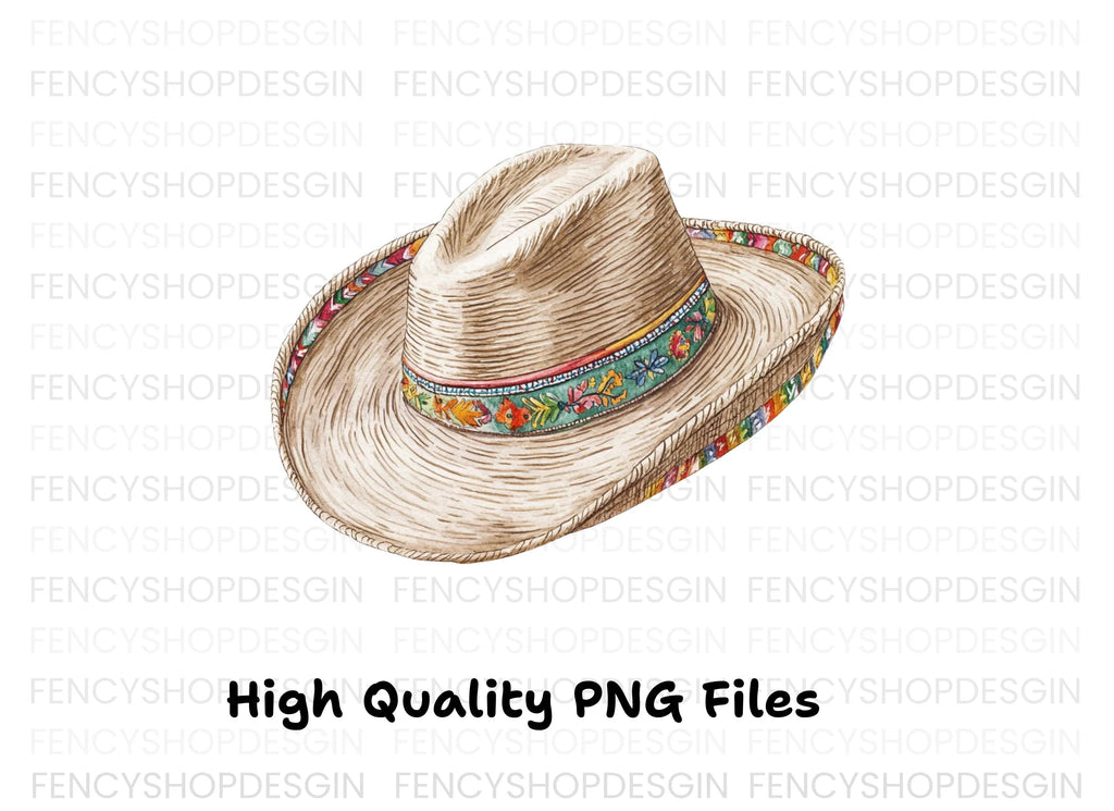 Mexican Sombrero Hat Clipart Bundle