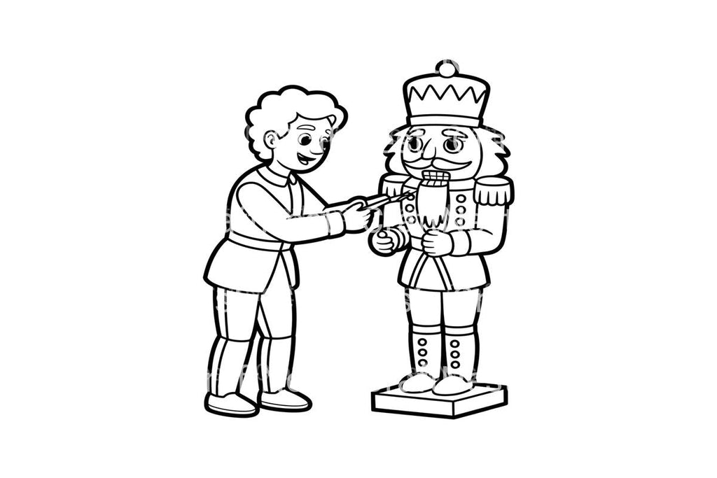 Nutcracker Soldier Christmas Planner Coloring Books