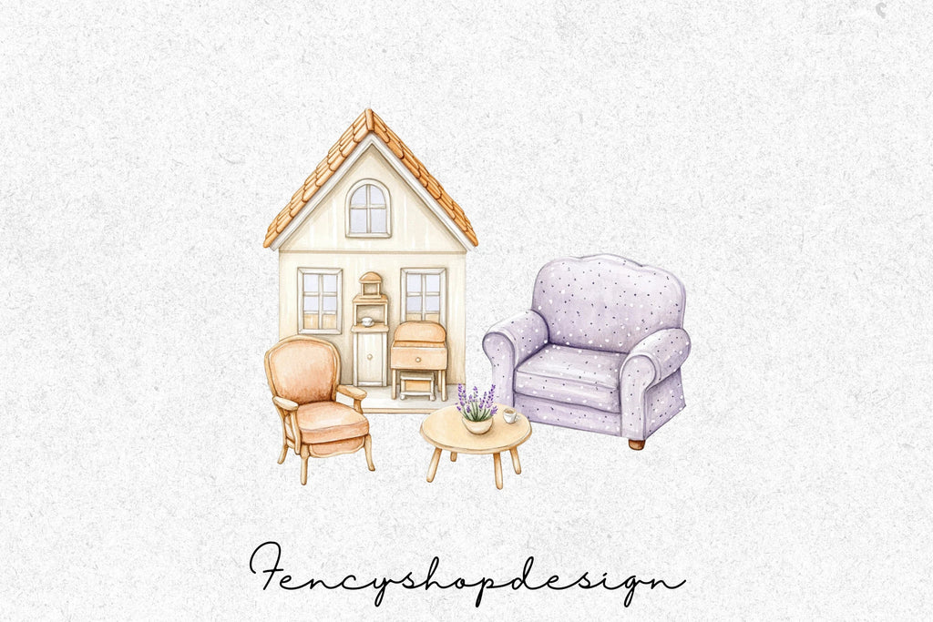 Charming Home Clipart Bundle