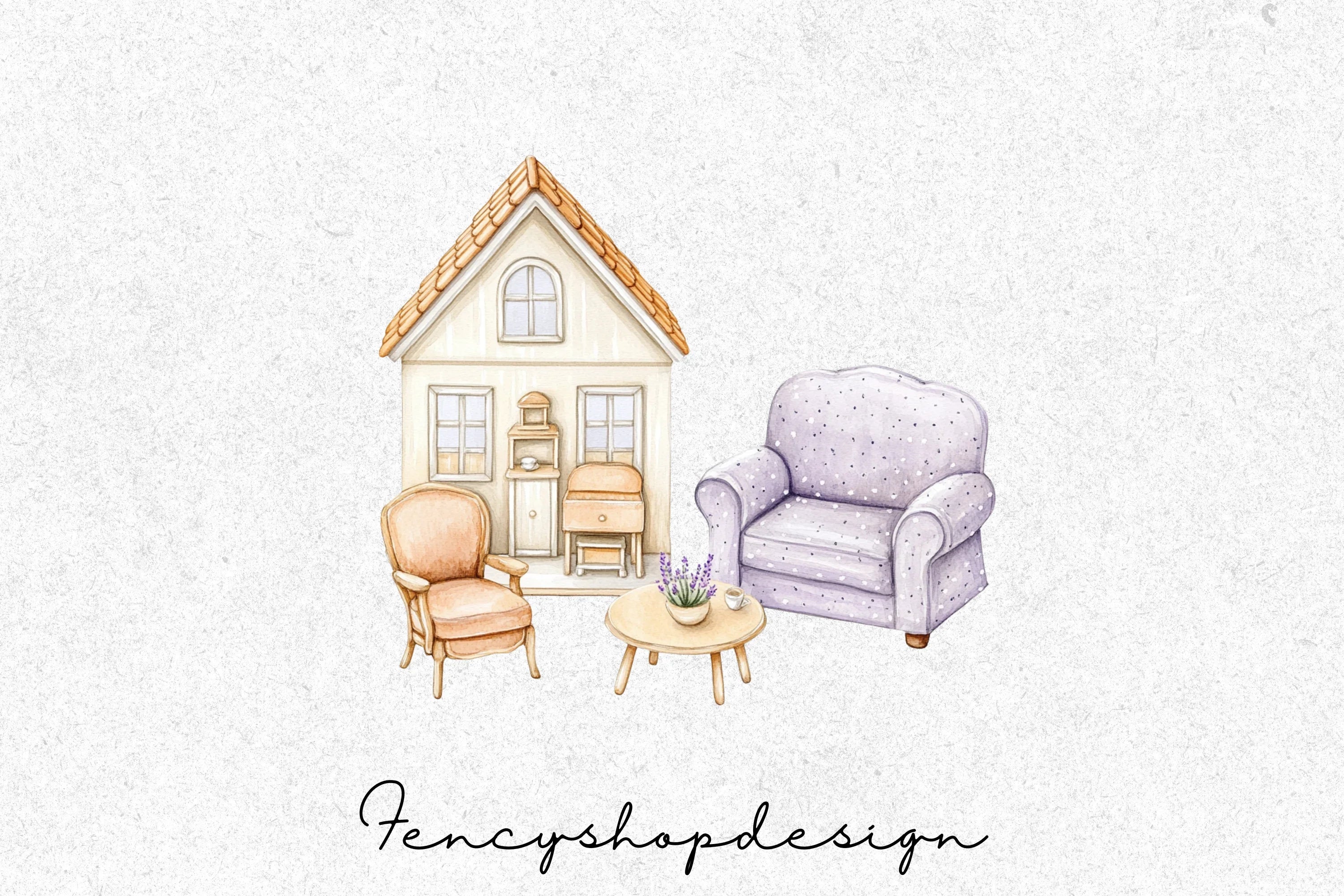 Charming Home Clipart Bundle