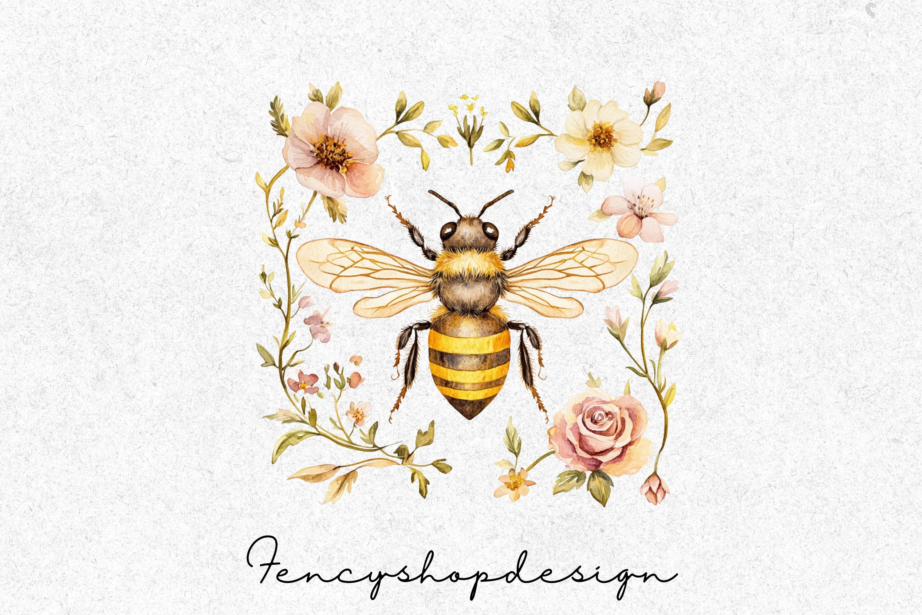 Bumble Bee Clipart Bundle