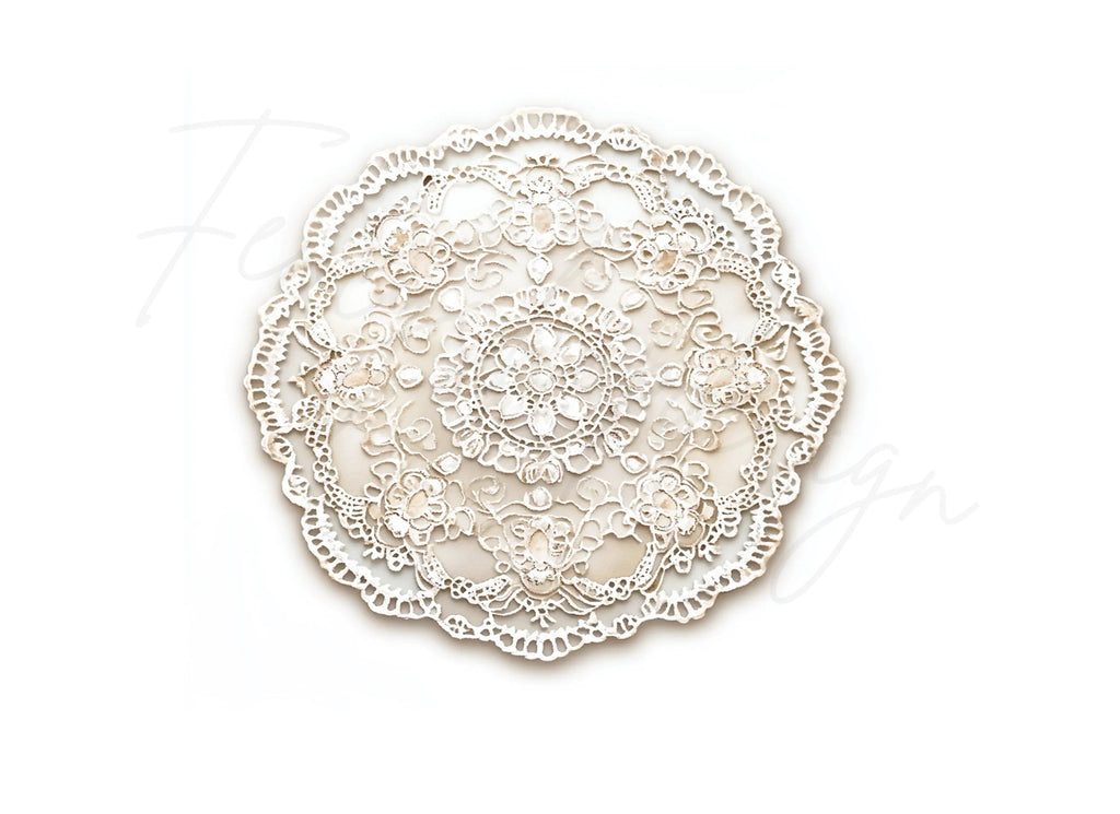Elegant Lace Doilies Clipart Bundle