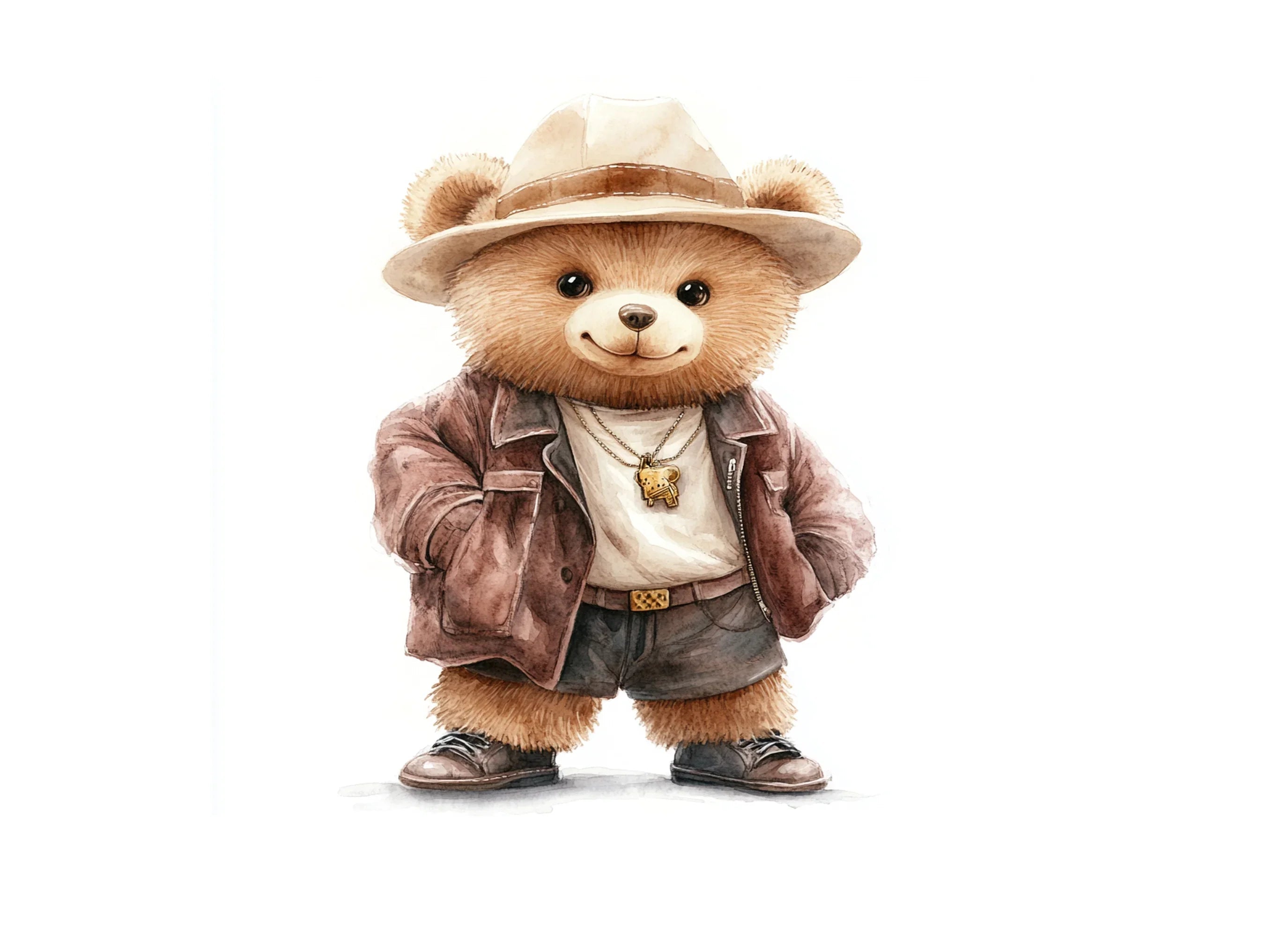 Cute Teddy Bear Clipart Bundle