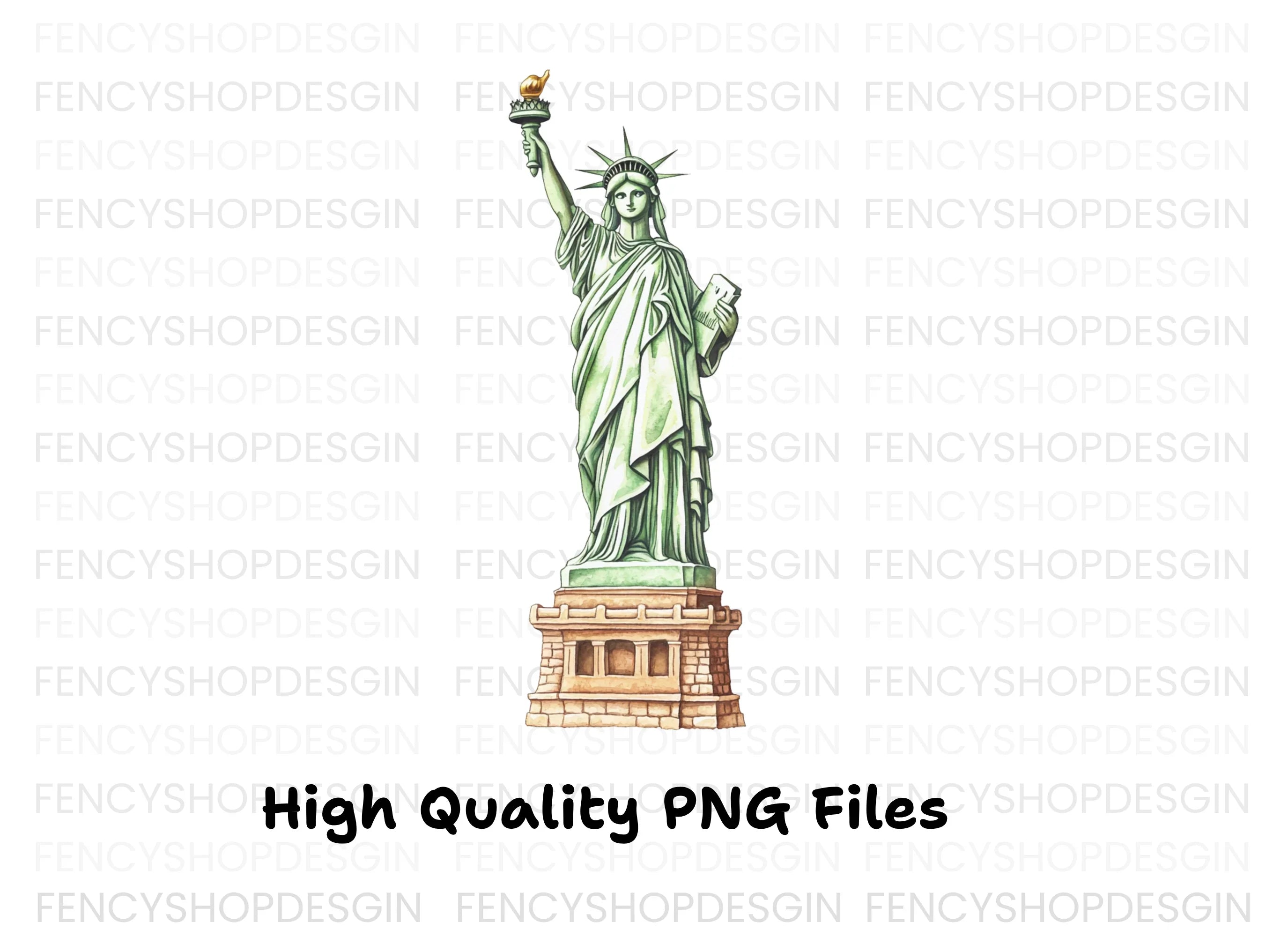 Statue of Liberty Clipart Bundle