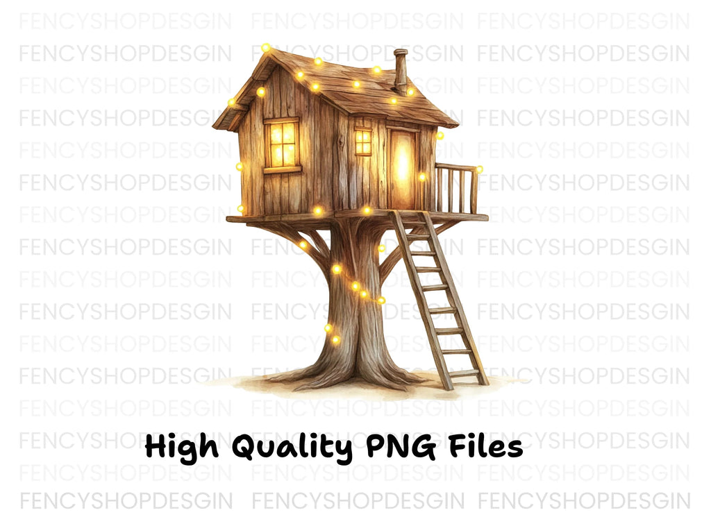 Enchanted Treehouse Clipart Bundle