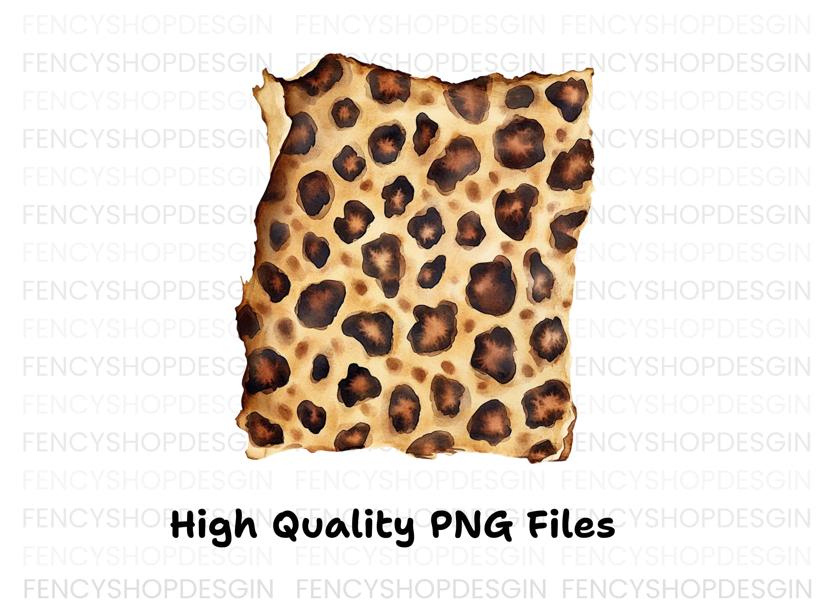 Leopard Texture Clipart Bundle