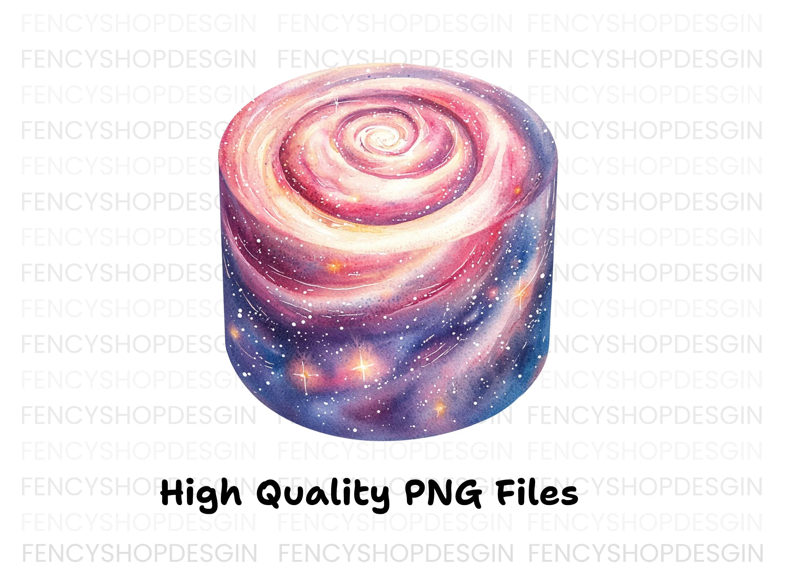 Galaxy Swirl Clipart Bundle