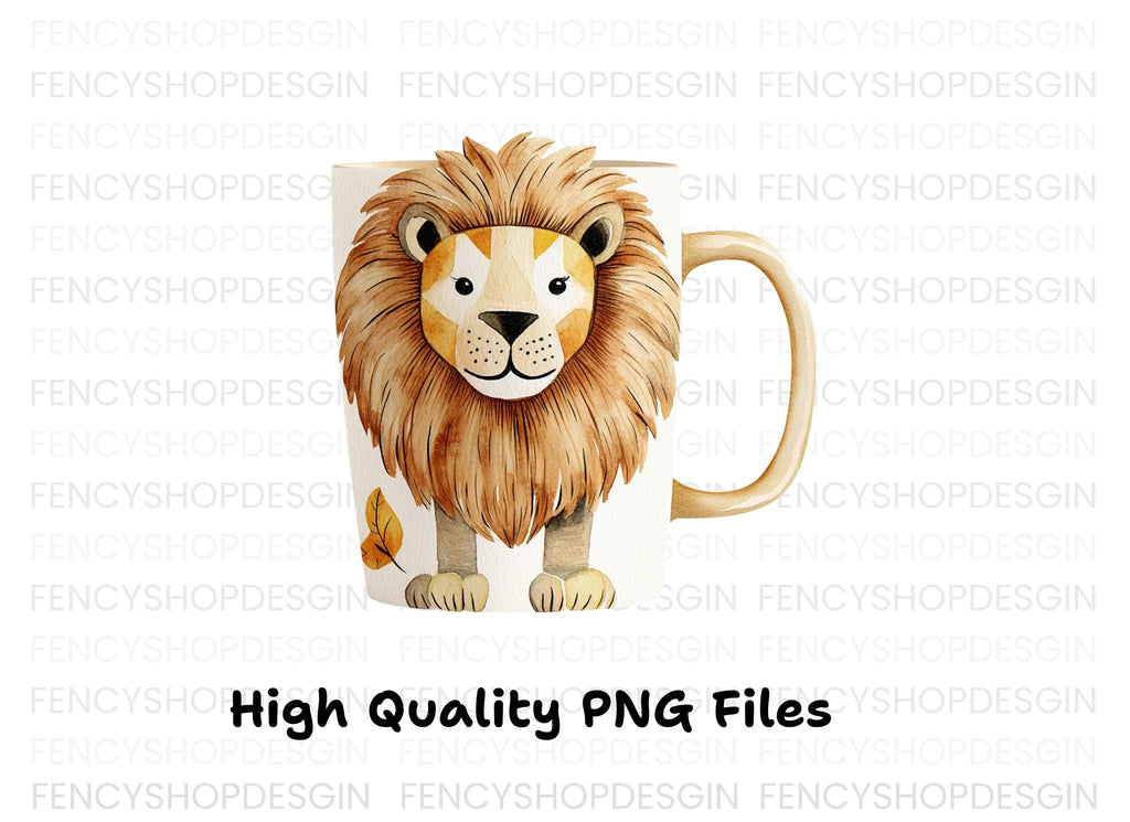 Cute Lion Clipart Bundle