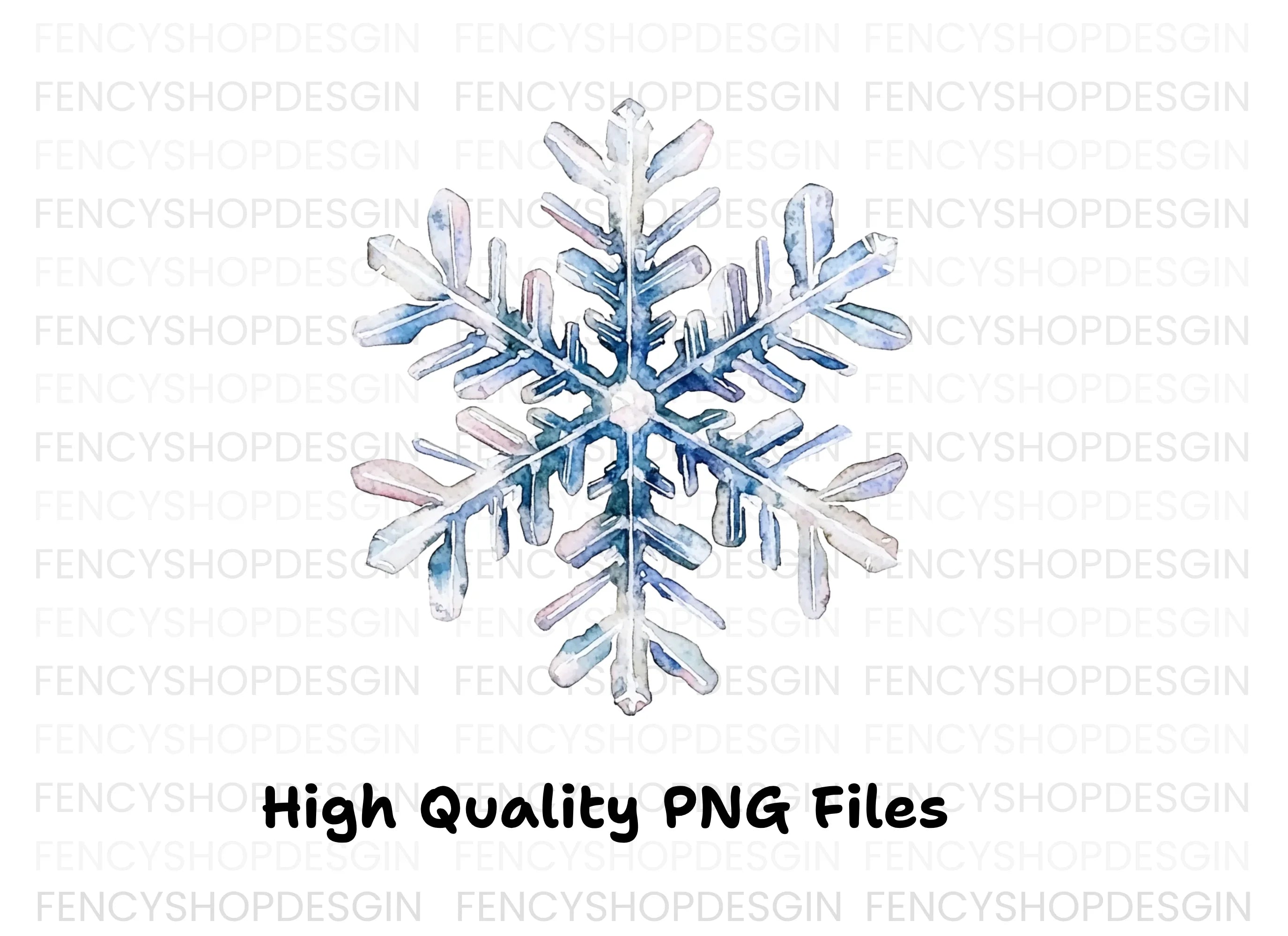 Snowflake Clipart Bundle