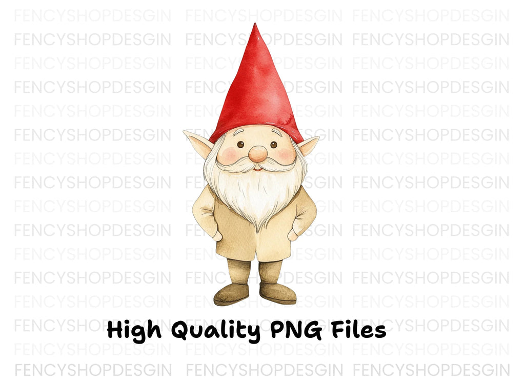 Cute Gnomes Clipart Bundle