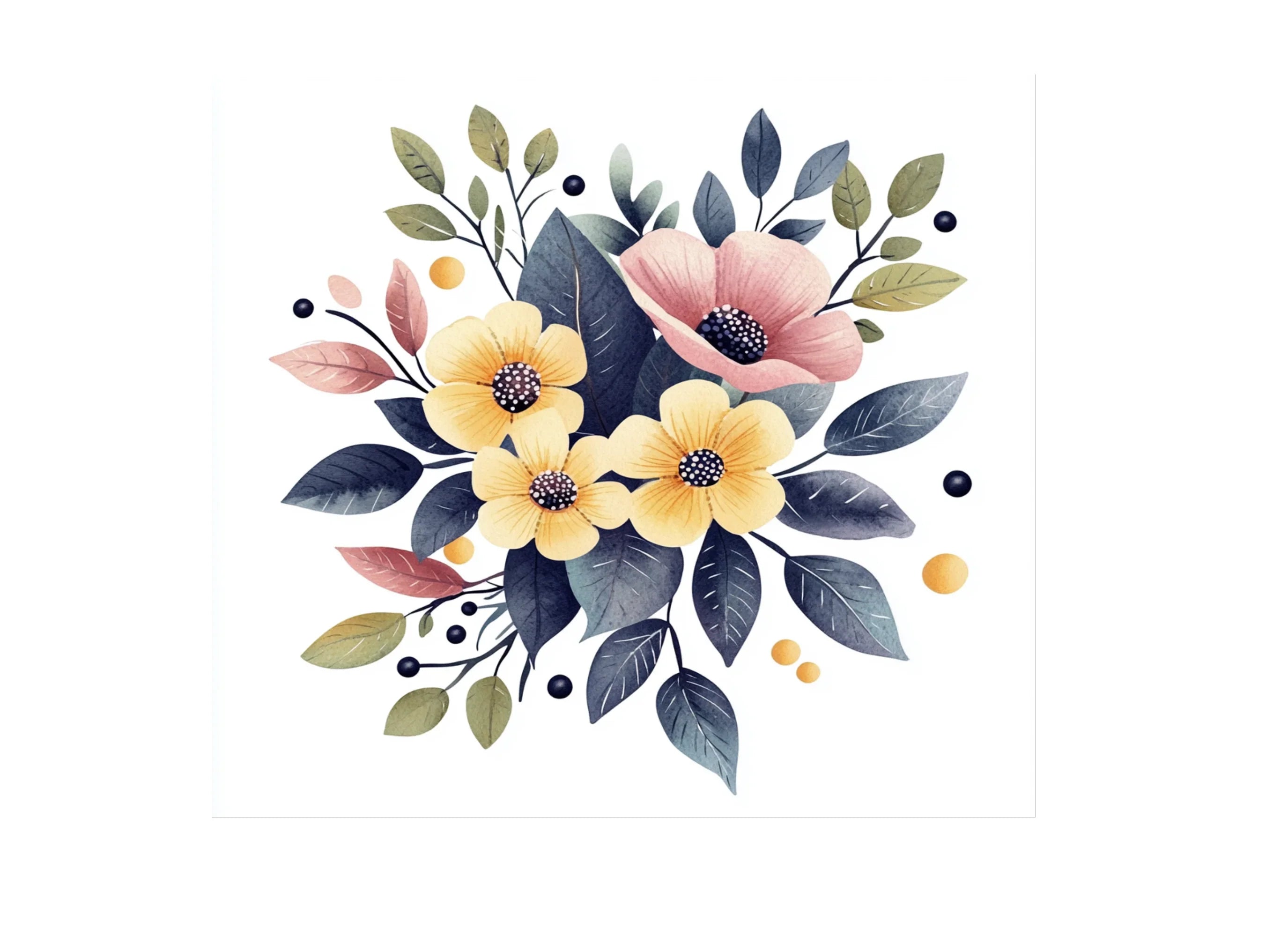 Floral Clipart Bundle