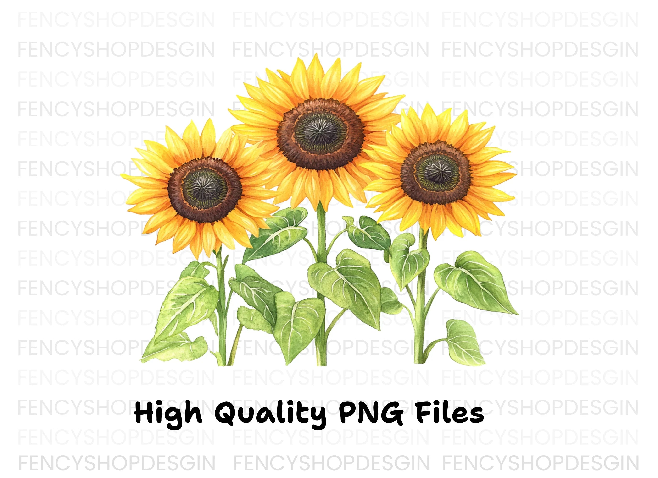 Sunflower Clipart Bundle