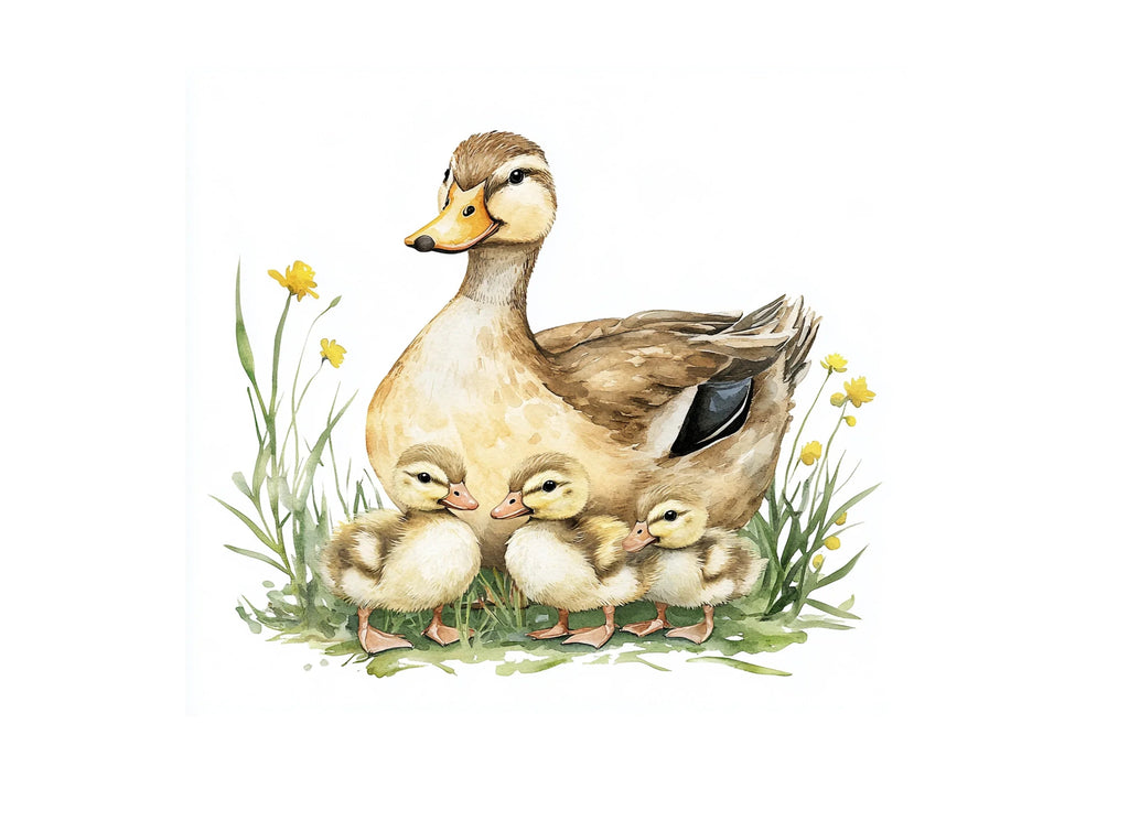 Duck and Duckling Clipart Bundle