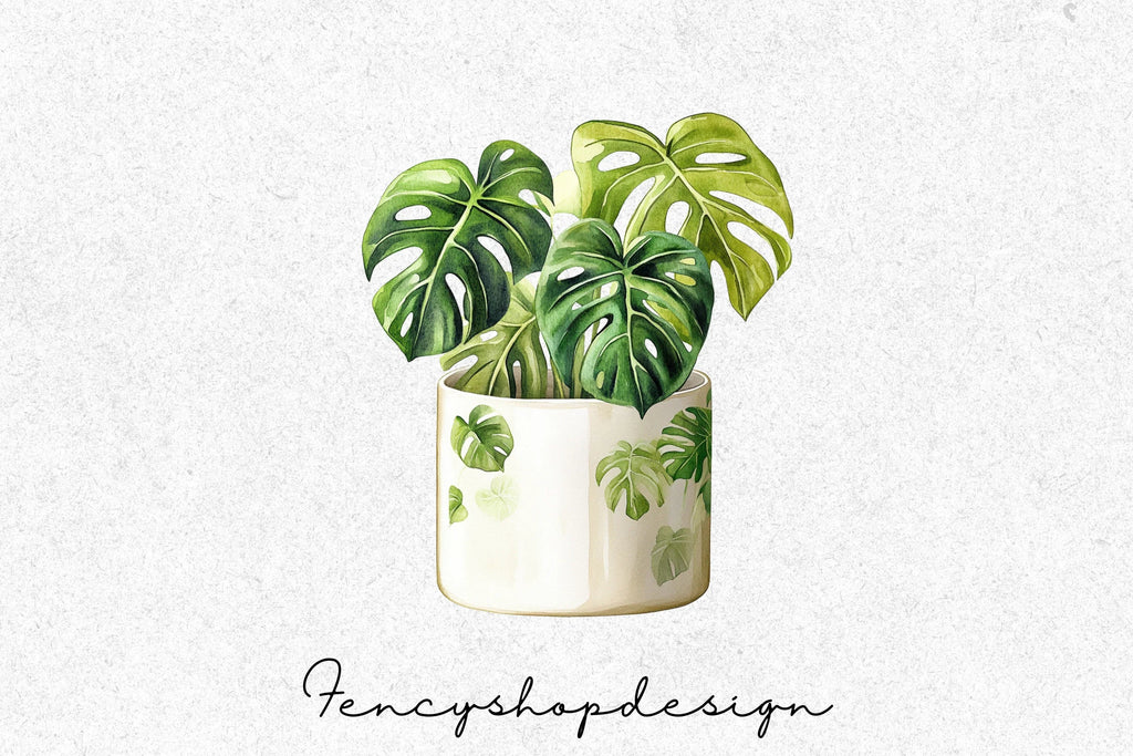 Potted Plants Clipart Bundle