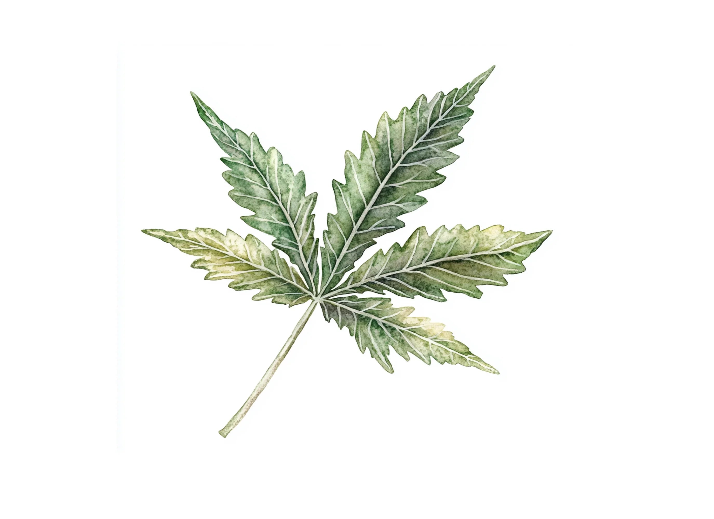 Cannabis Leaves Clipart Bundle