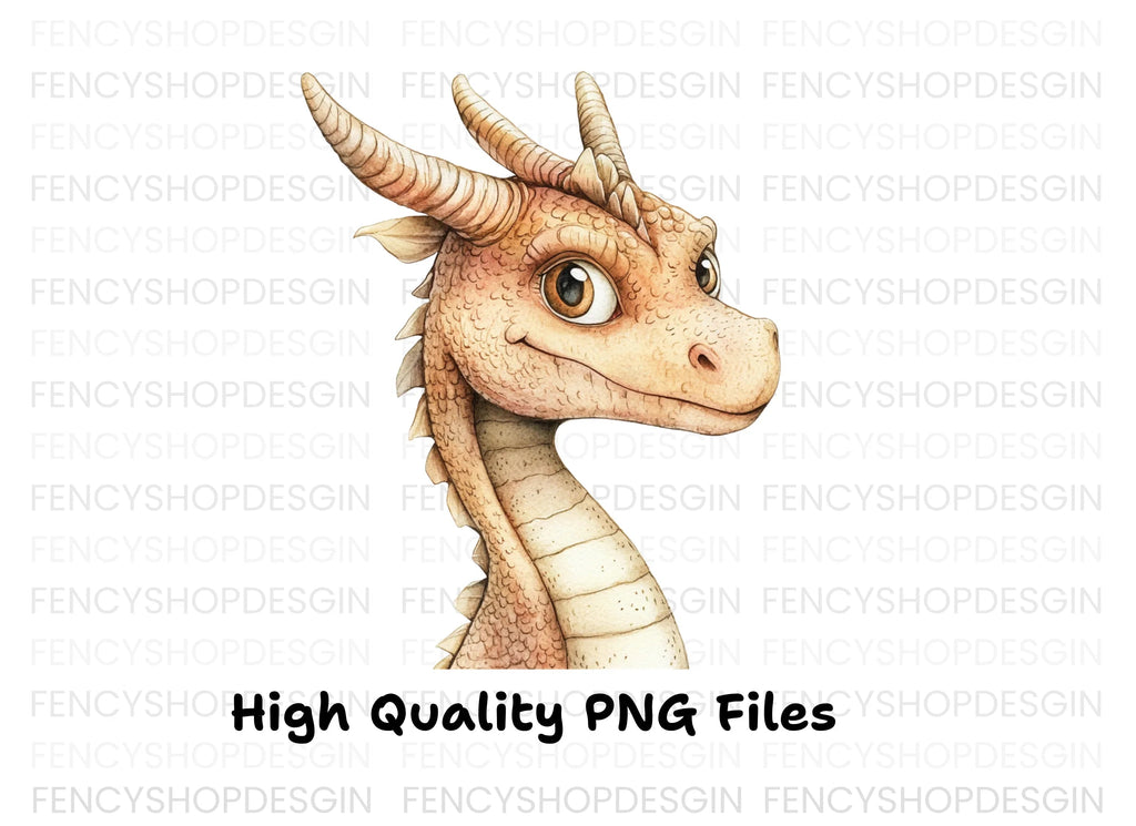 Cute Baby Dragon Clipart Bundle