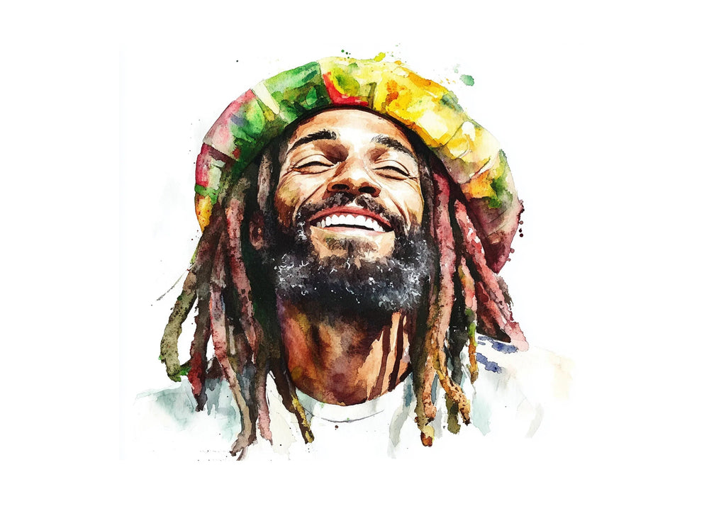 Rastafarian Men Clipart Bundle