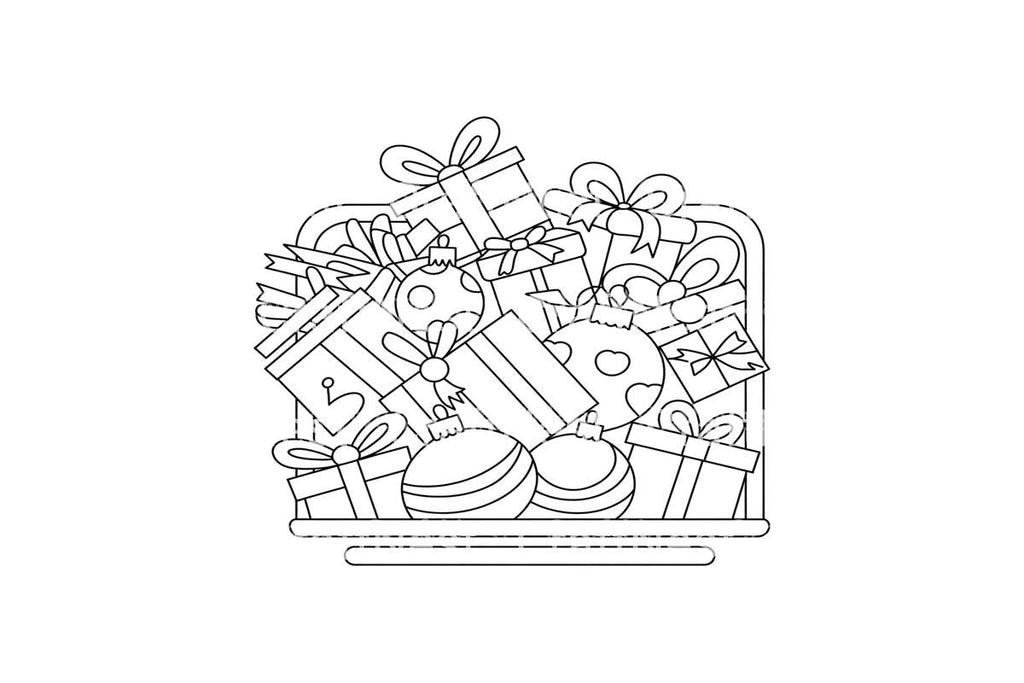 Christmas Gift Delivery Trucks Coloring Books