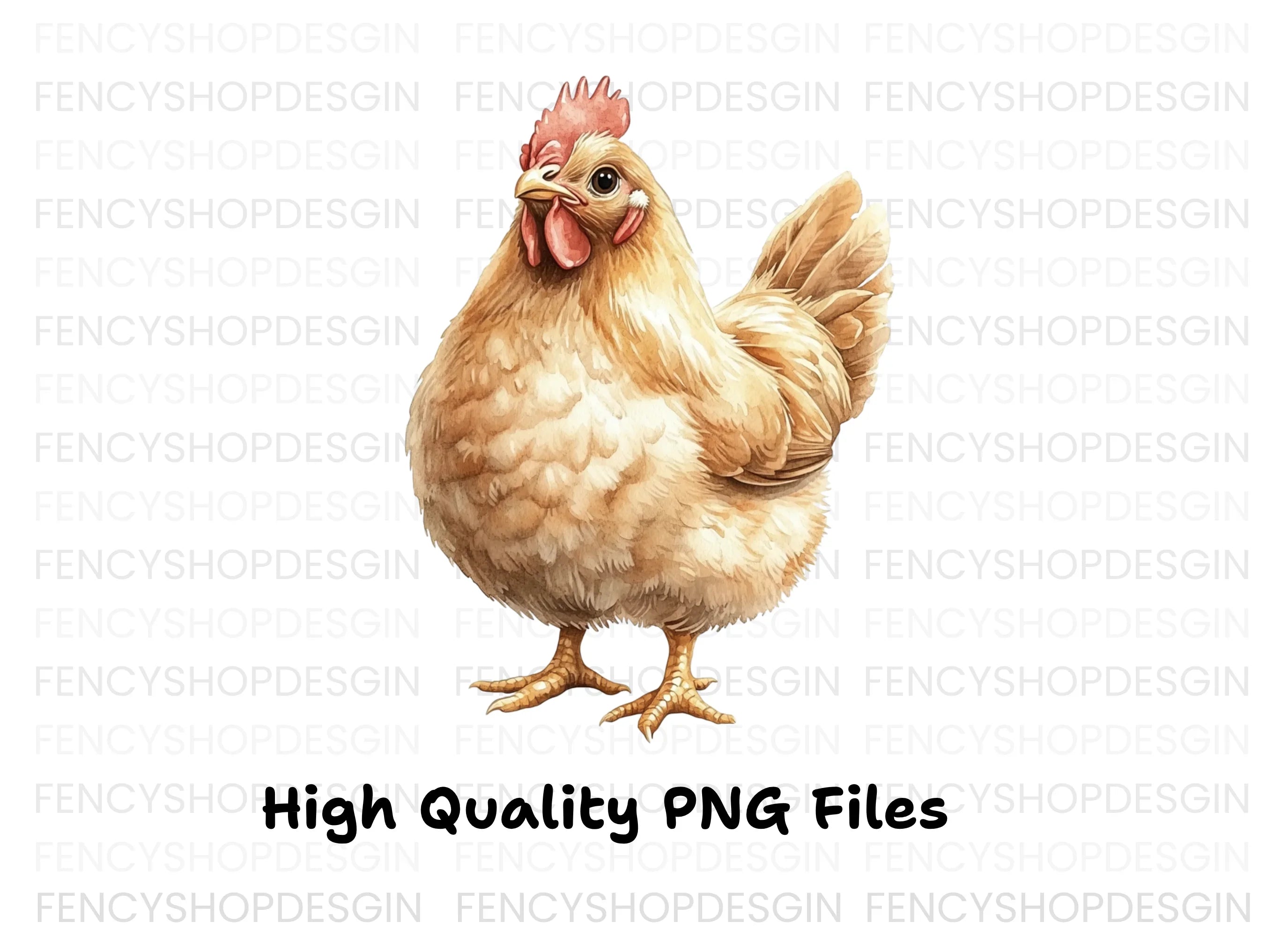 Cute Hen and Chick Clipart Bundle