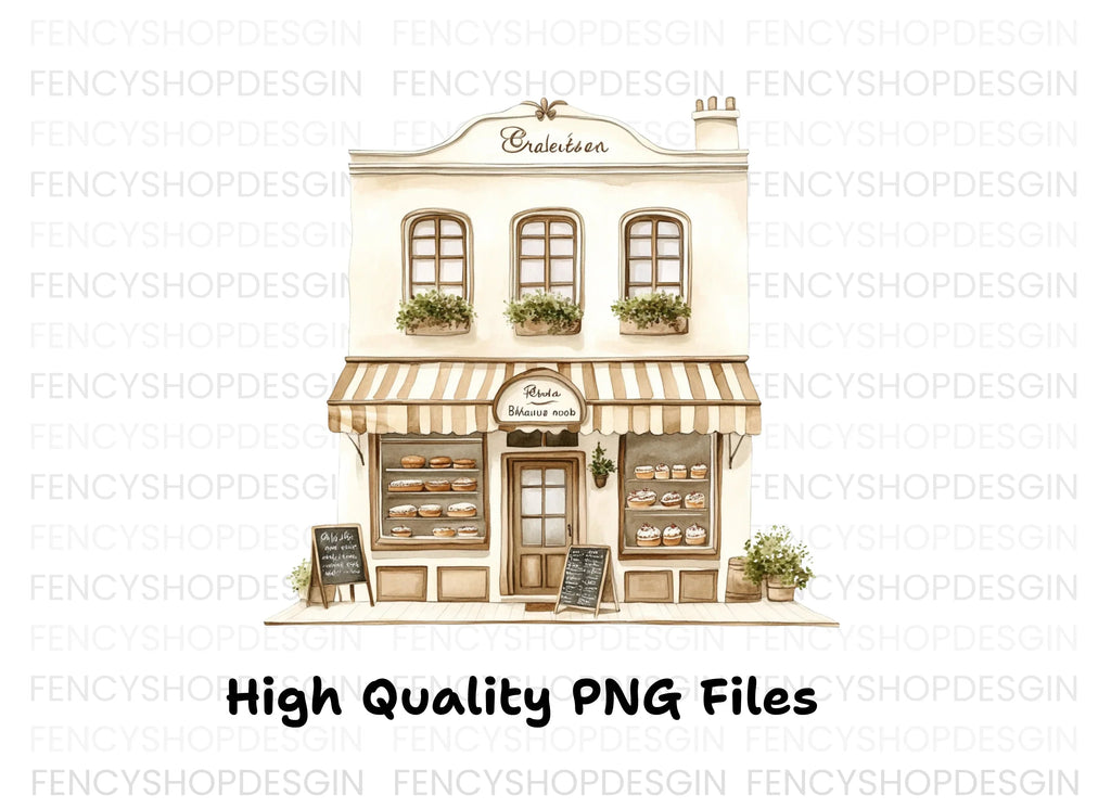 Vintage French Patisserie Clipart Bundle