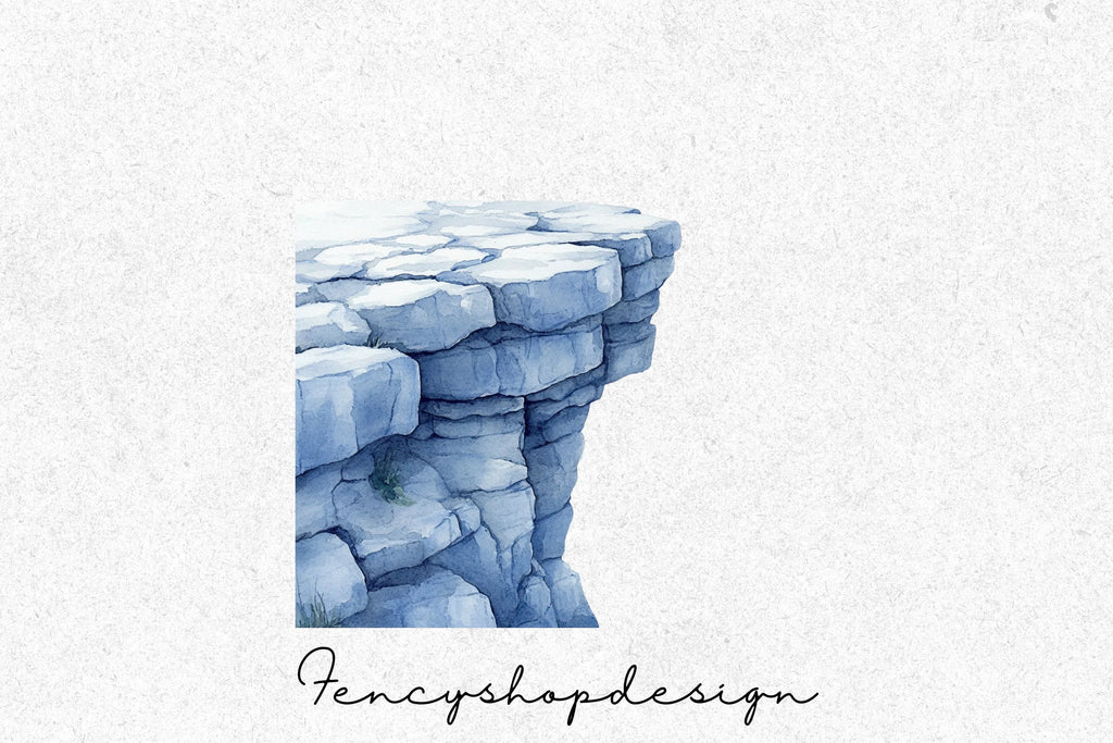 Arctic Iceberg Clipart Bundle