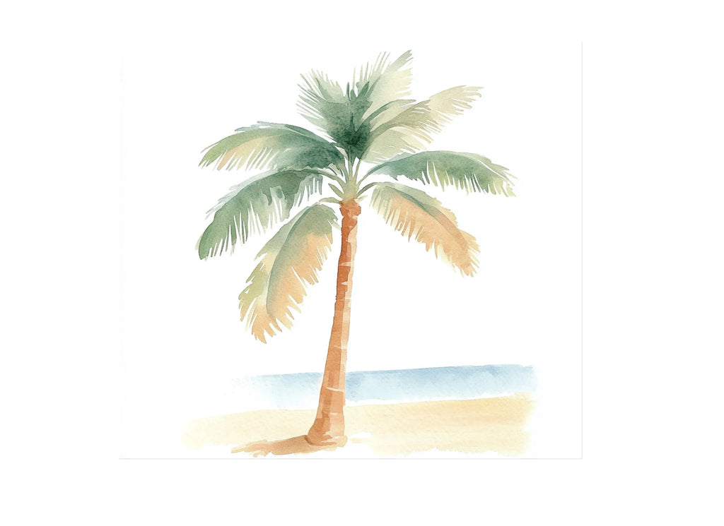 Tropical Palm Trees Clipart Bundle