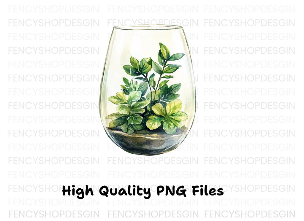 Terrarium Clipart Bundle