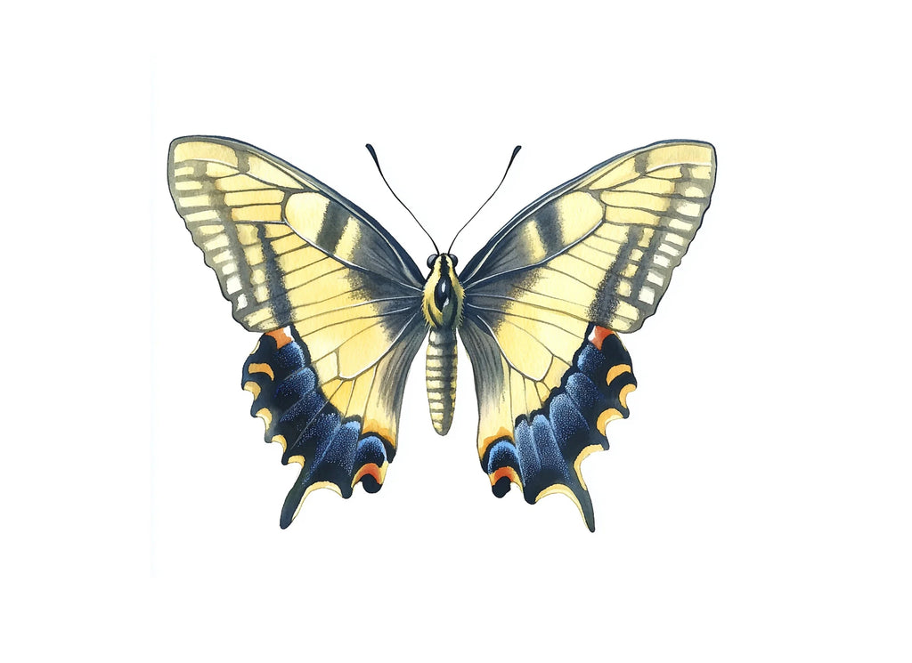 Elegant Swallowtail Butterfly Clipart Bundle