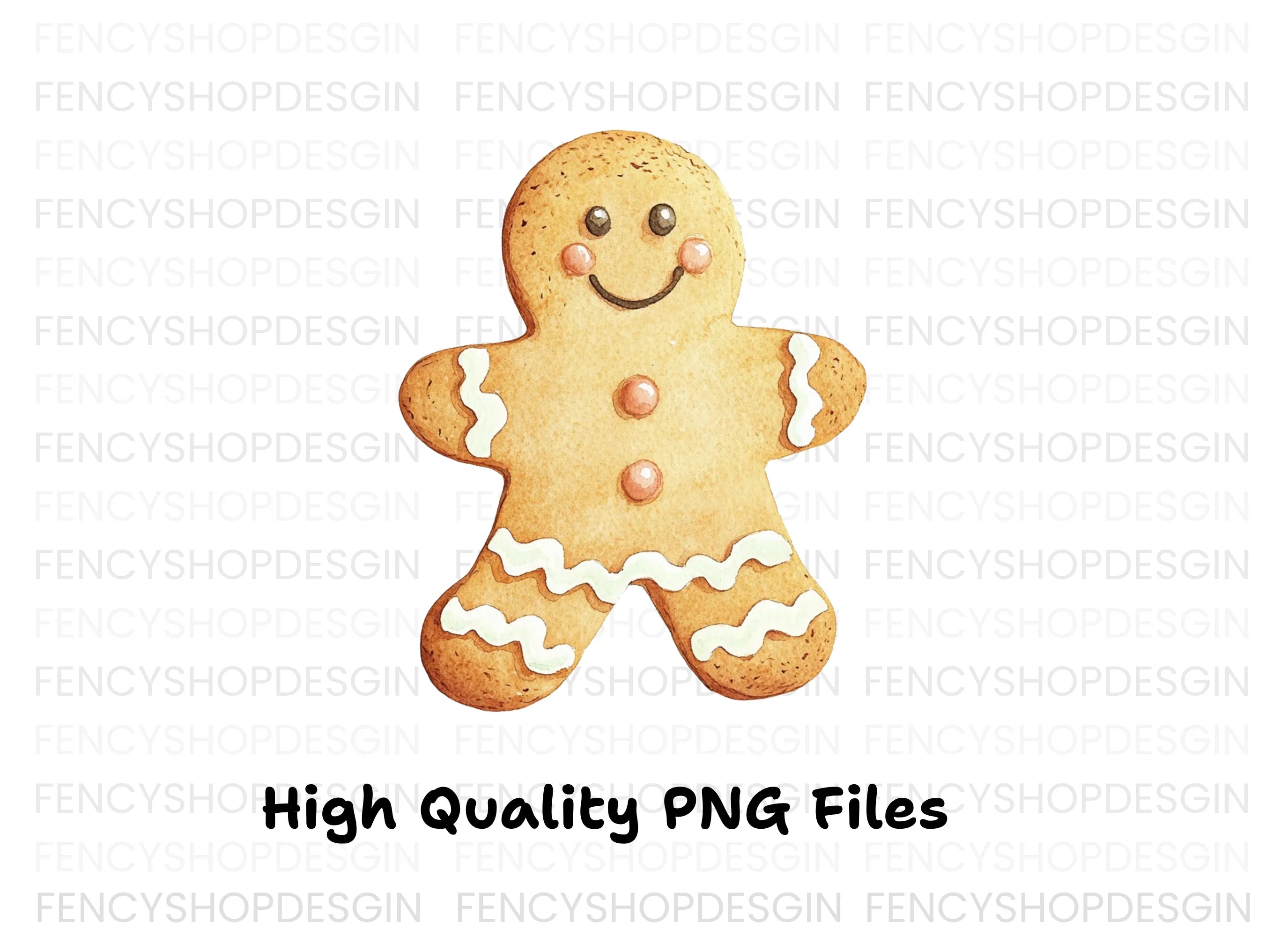 Gingerbread Man Clipart Bundle
