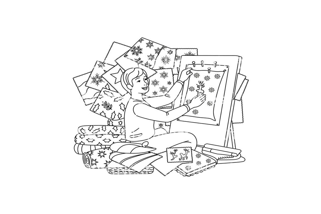 Christmas Preparations Coloring Books