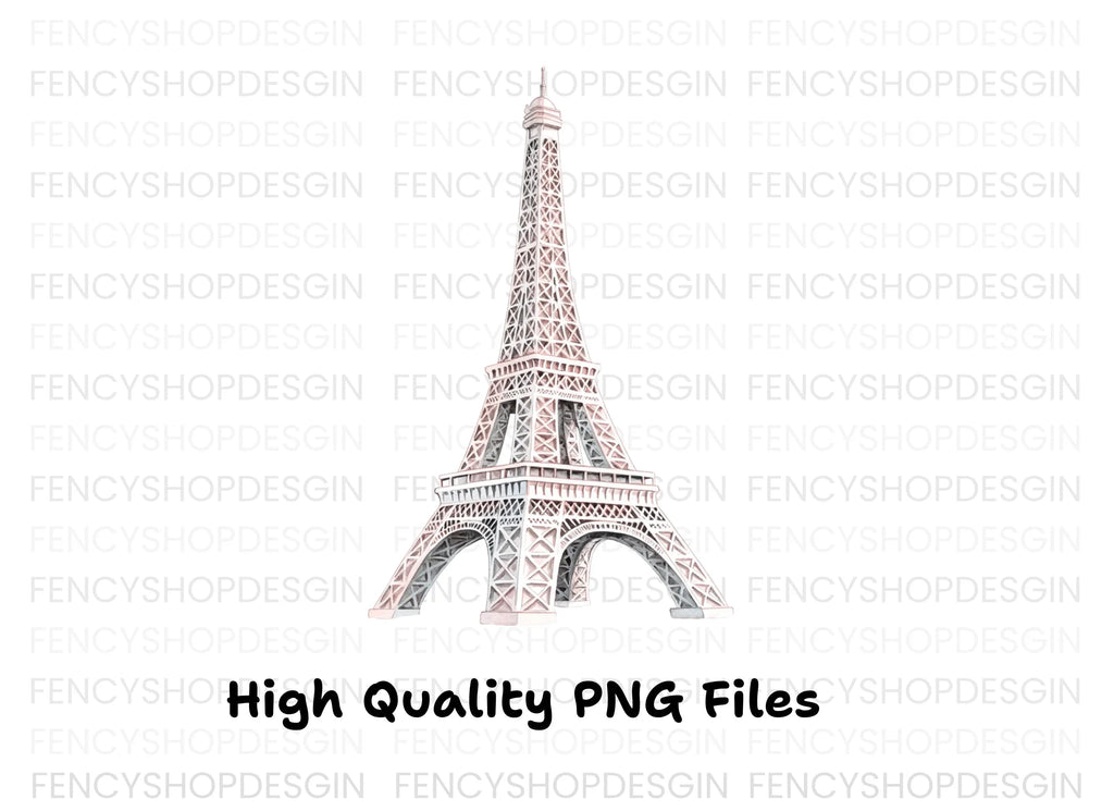 Eiffel Tower Clipart Bundle