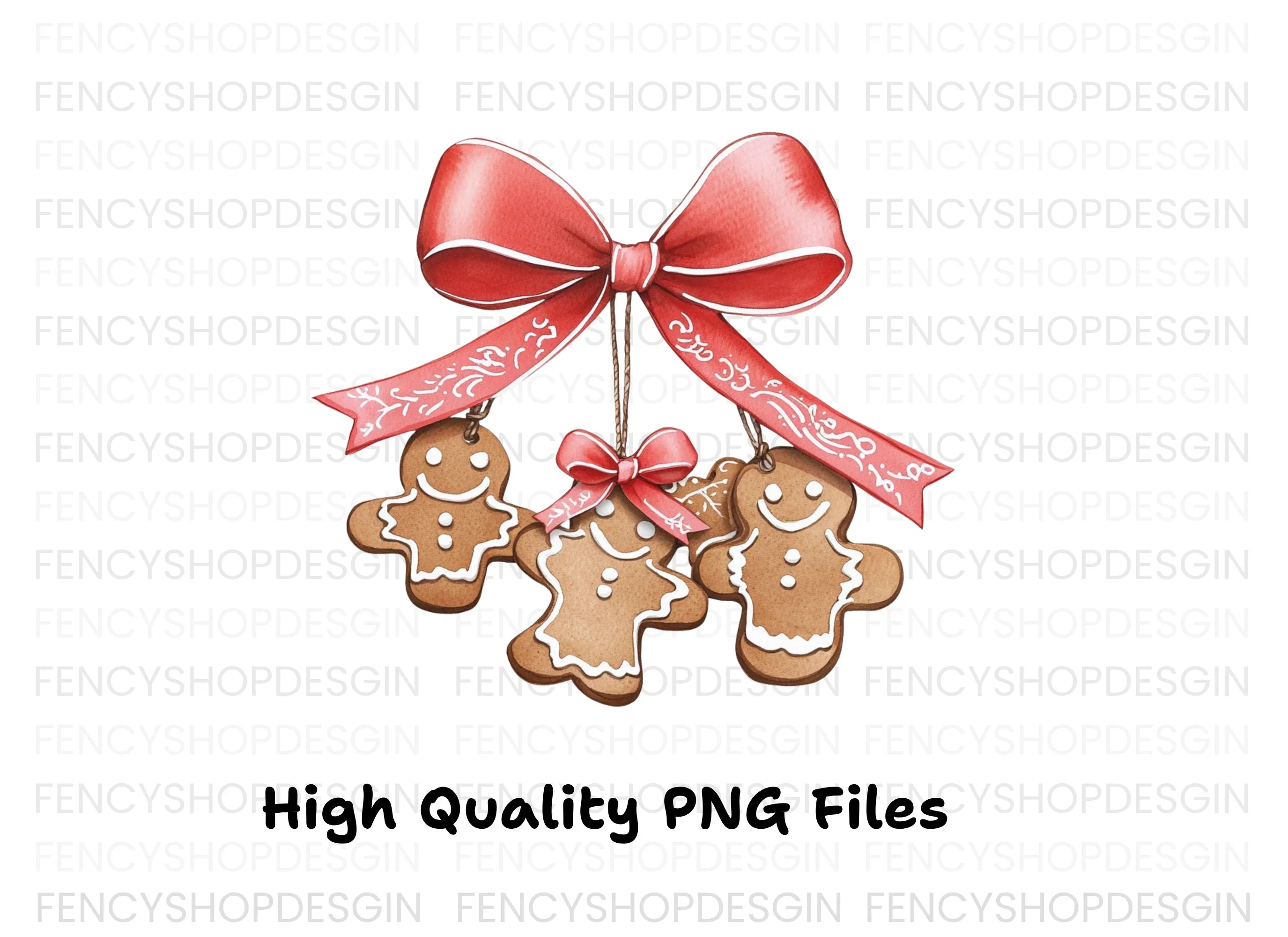 Gingerbread Man Christmas Clipart Bundle