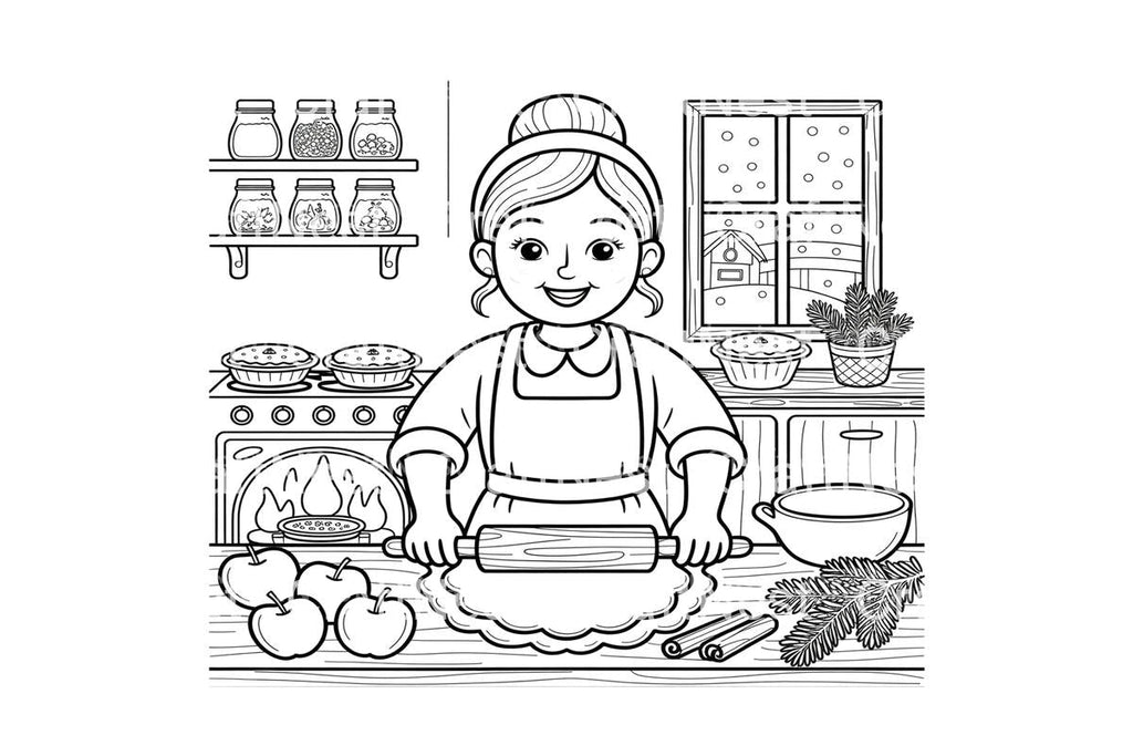 Baking Day Fun Coloring Books