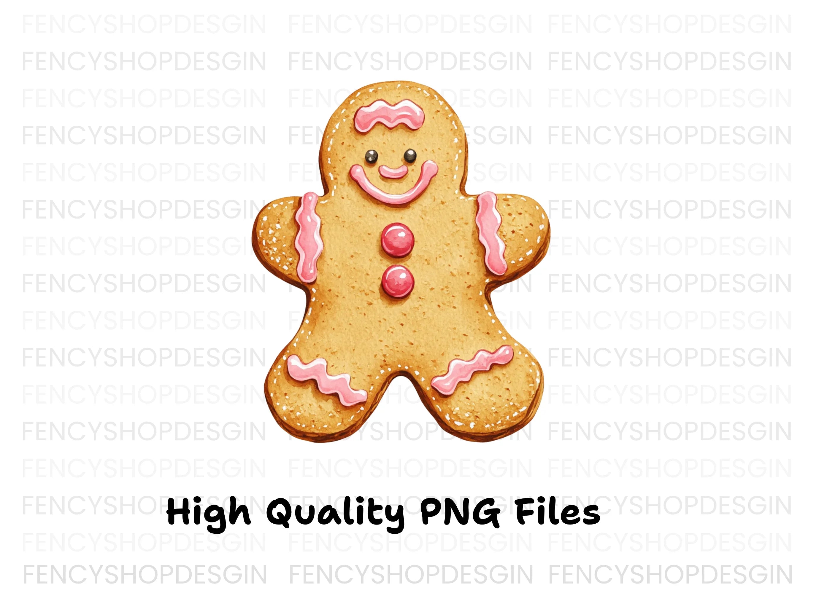 Gingerbread Men Duo Clipart Bundle