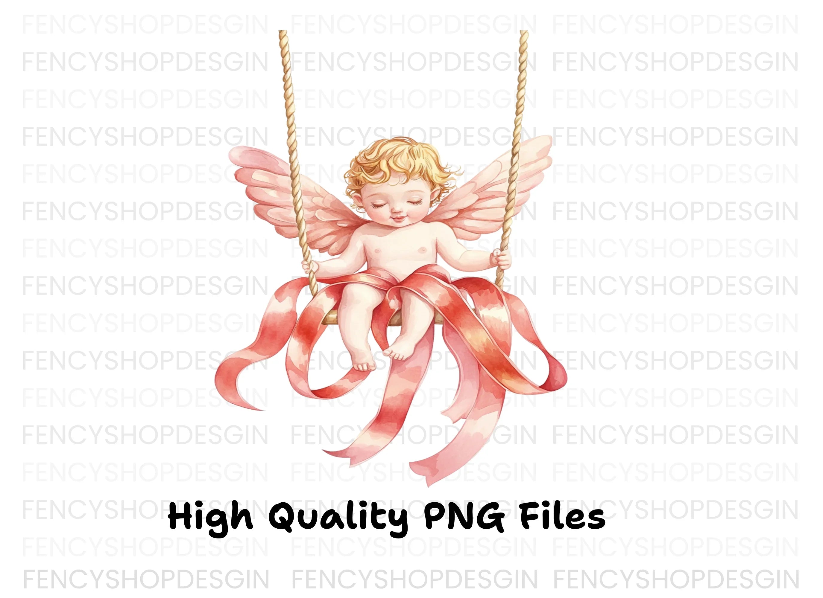 Cute Valentine Cupid Clipart Bundle