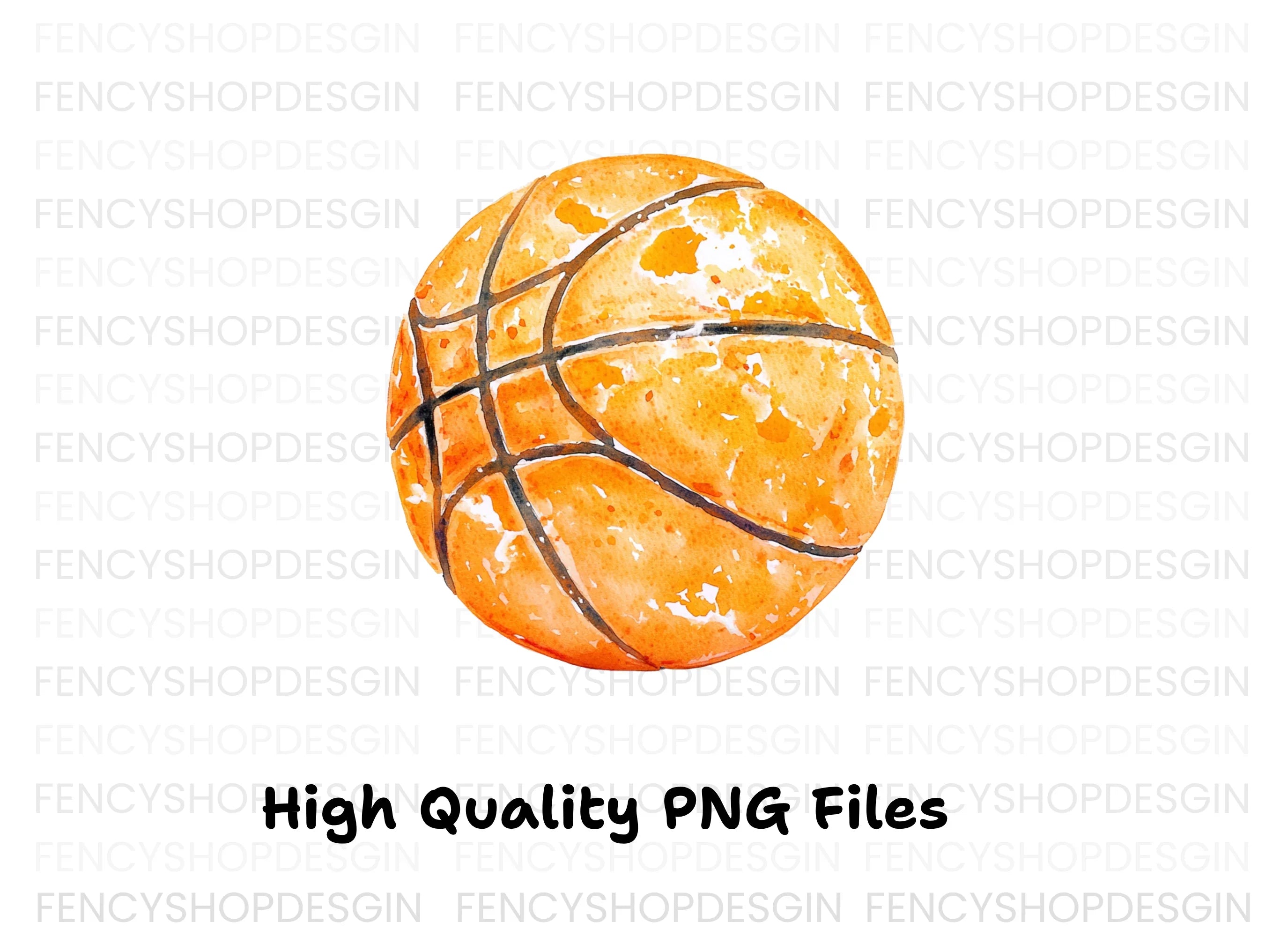 Dynamic Basketballs Clipart Bundle