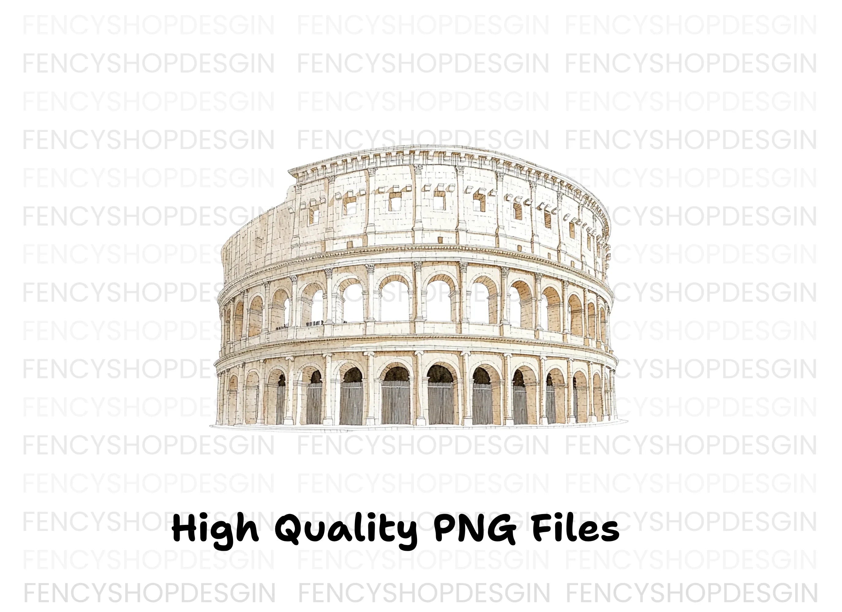Colosseum Clipart Bundle