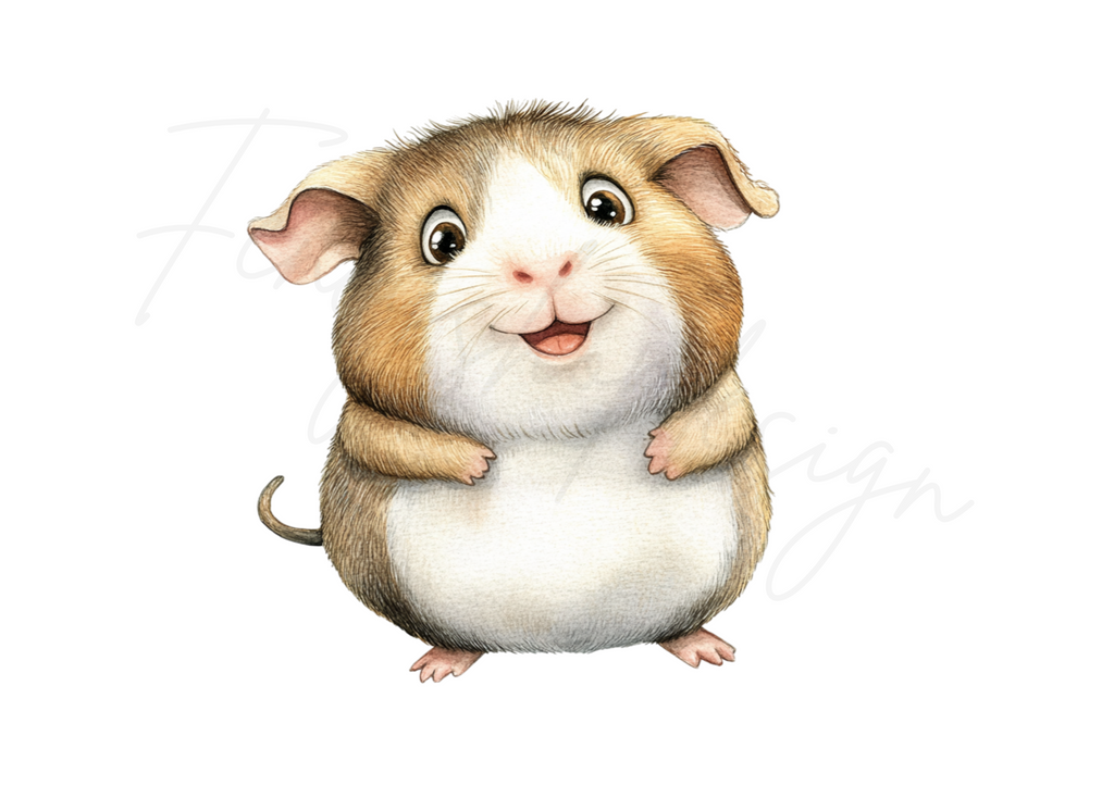 Charming Guinea Pig Clipart Bundle