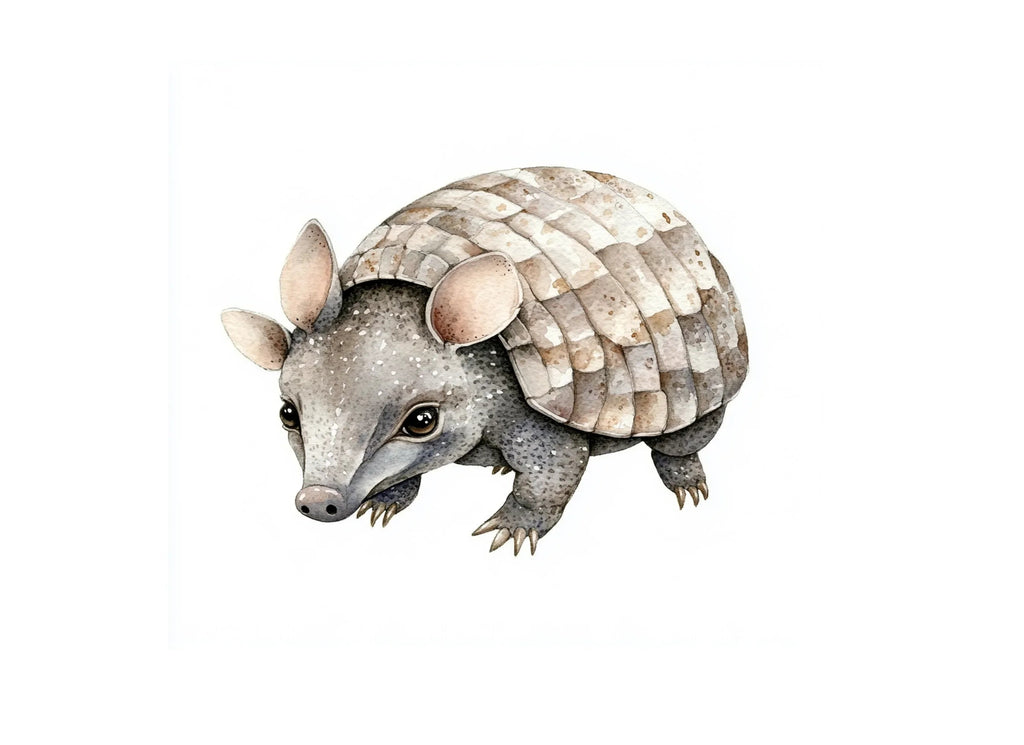 Cute Armadillo Clipart Bundle