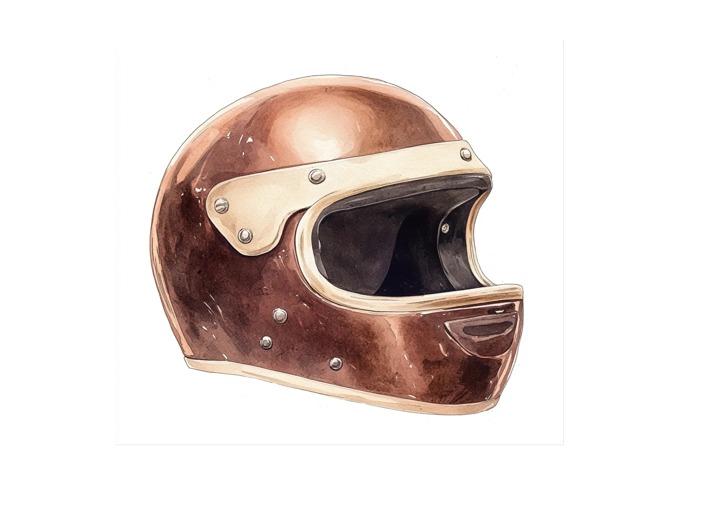 Motorcycle Helmets Clipart Bundle