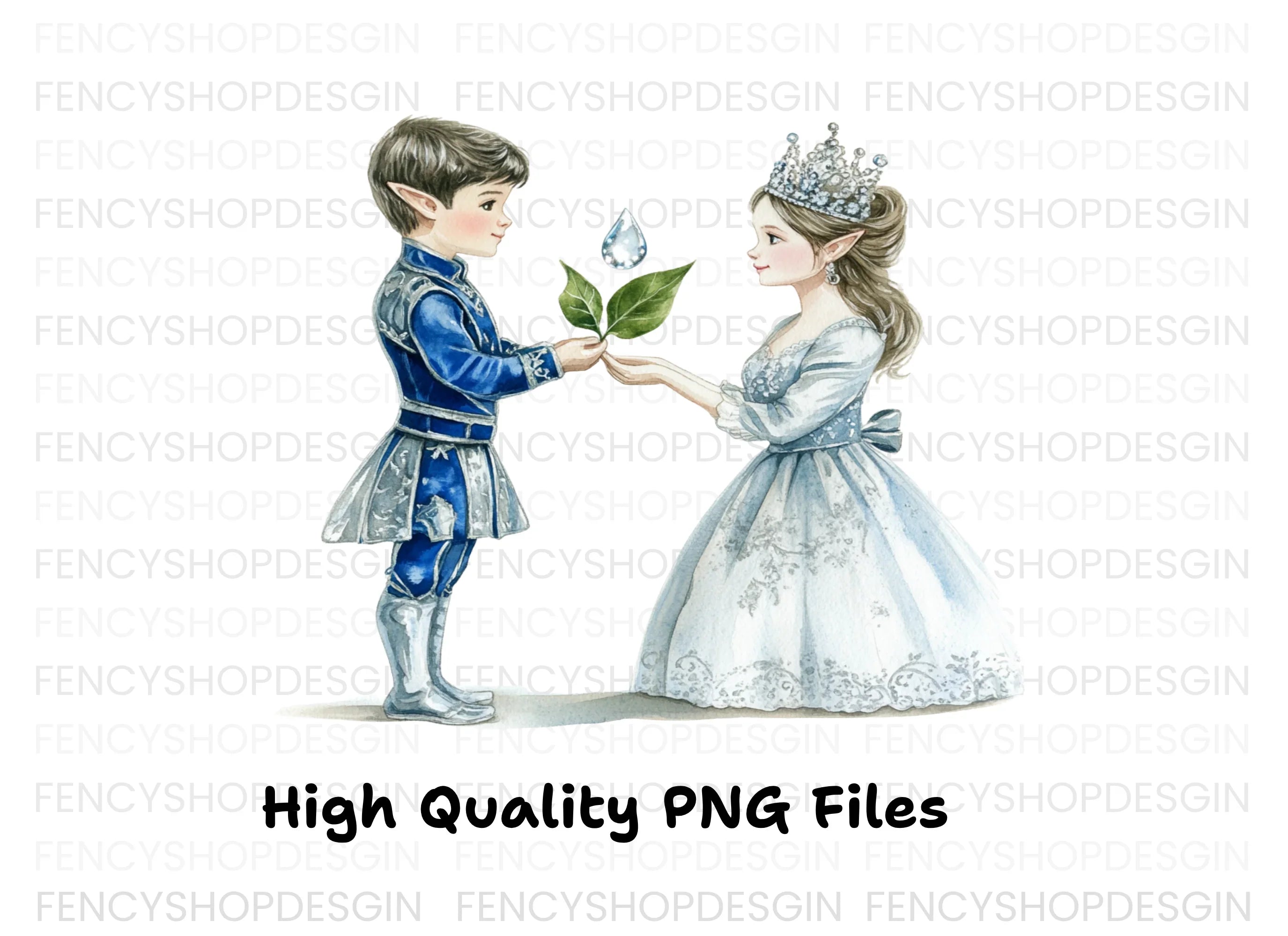 Winter Fairy Tale Clipart Bundle