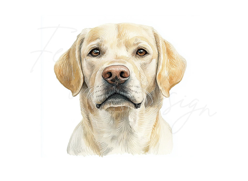 Labrador Dog Portraits Clipart Bundle